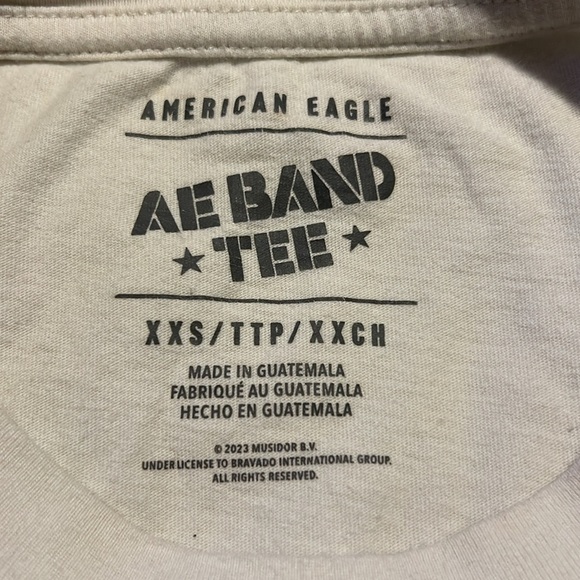 American Eagle AE Band Tee The Rolling Stones 2023 A145 - Picture 3 of 4